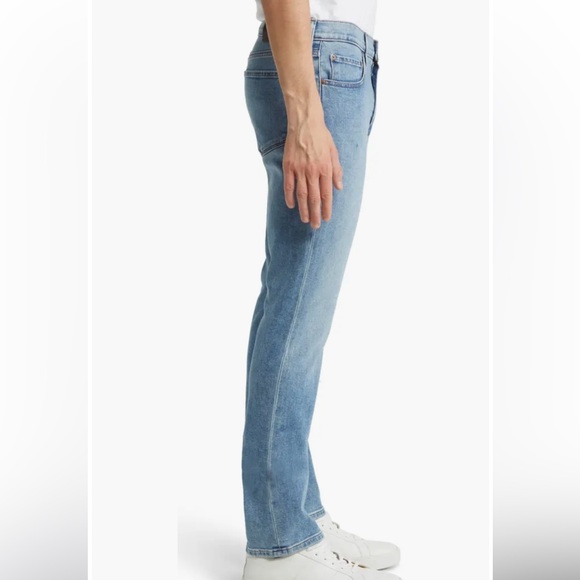 Paige Transcend Vintage Federal Slim Straight Jeans, Kahn - Picture 3 of 5